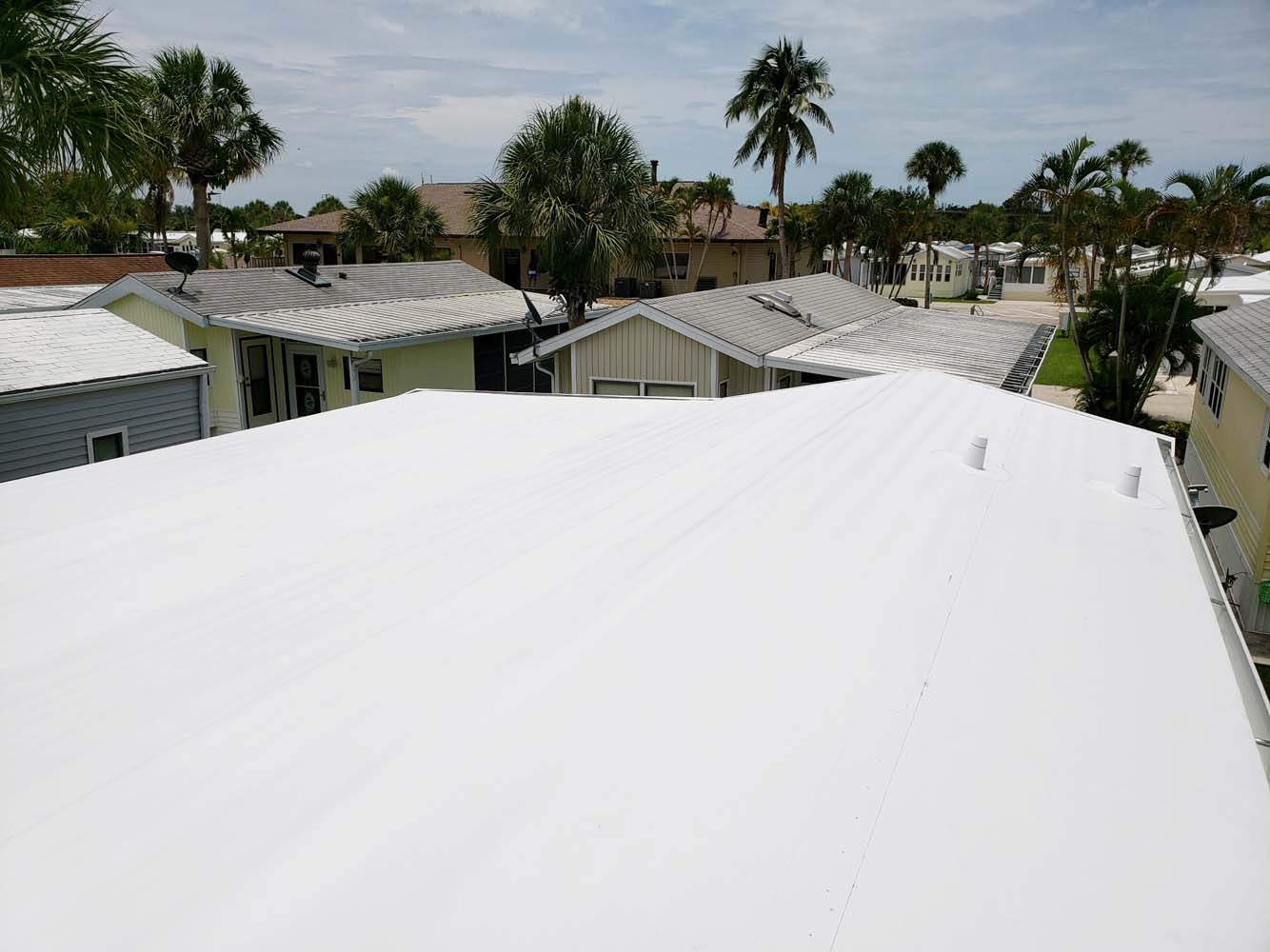 Mobile Home Roof Over Fort Myers