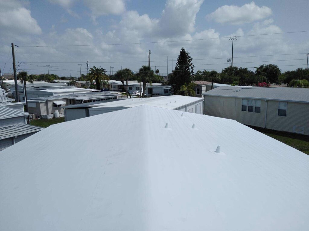 Mobile Home Roof Over in Venice, FL Community Roofing of Florida, Inc.