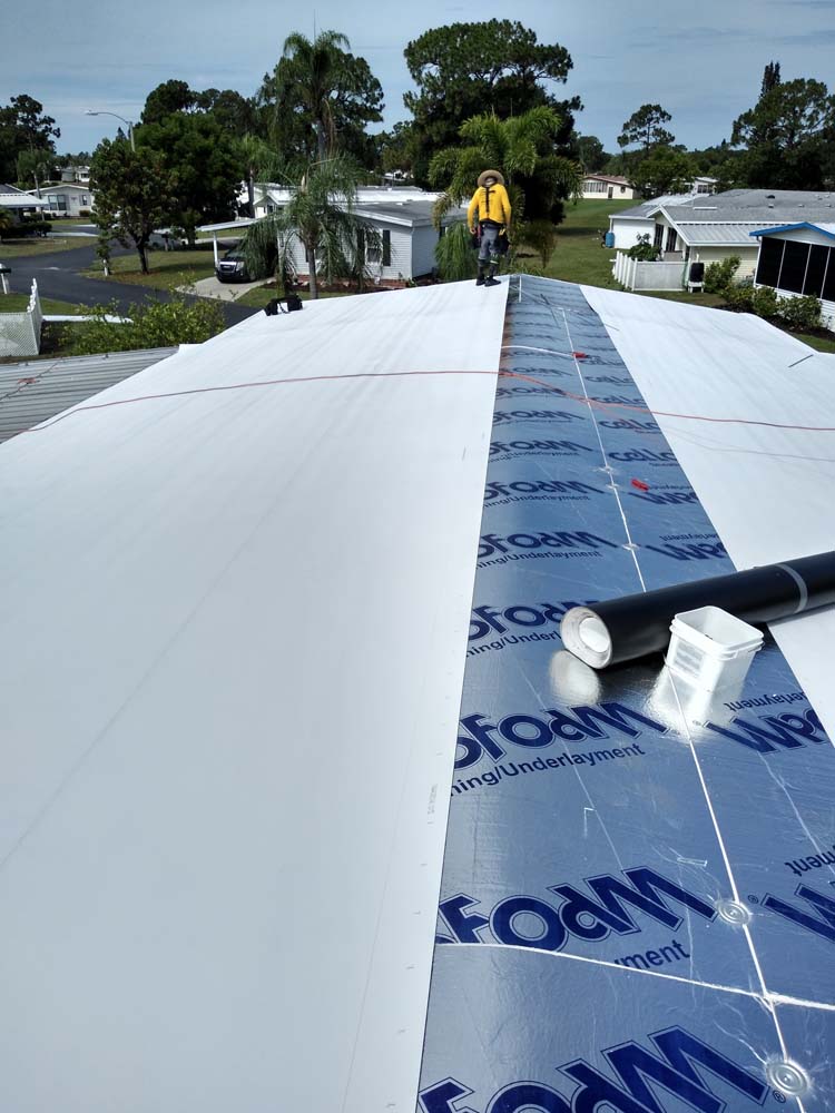 Roof replacement North Fort Myers manufactured homes.