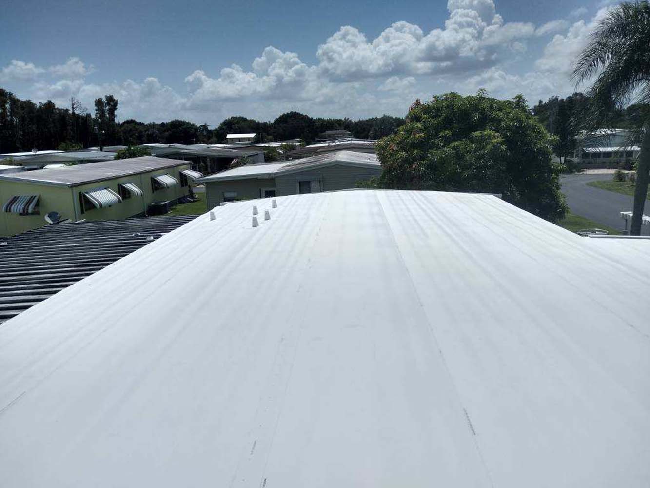 Mobile Home Roof Over North Fort Myers